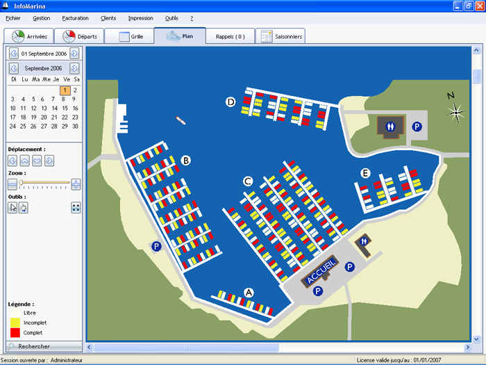 Plan intercatif InfoMarina